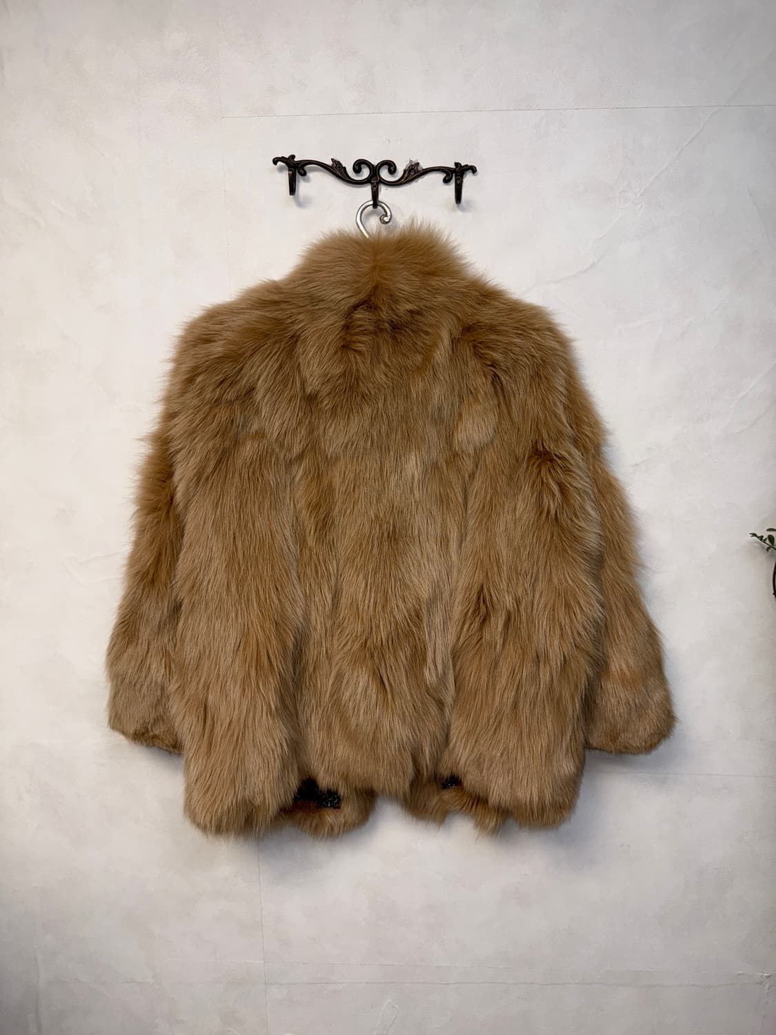 SAGA FOX mixed beige fox fur jacket 상품이미지3