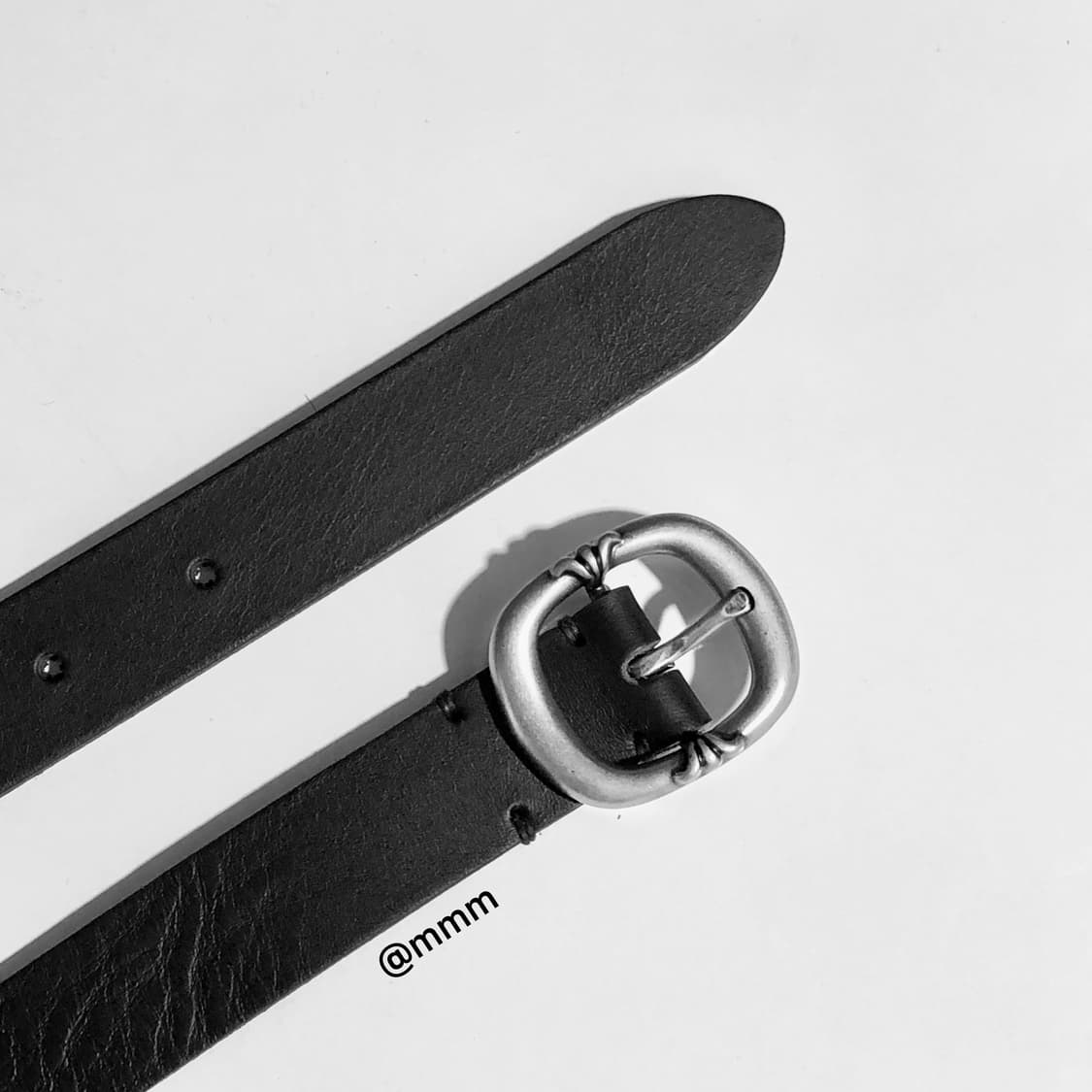 [Unisex] 엔틱 버클 레더 벨트 상품이미지4