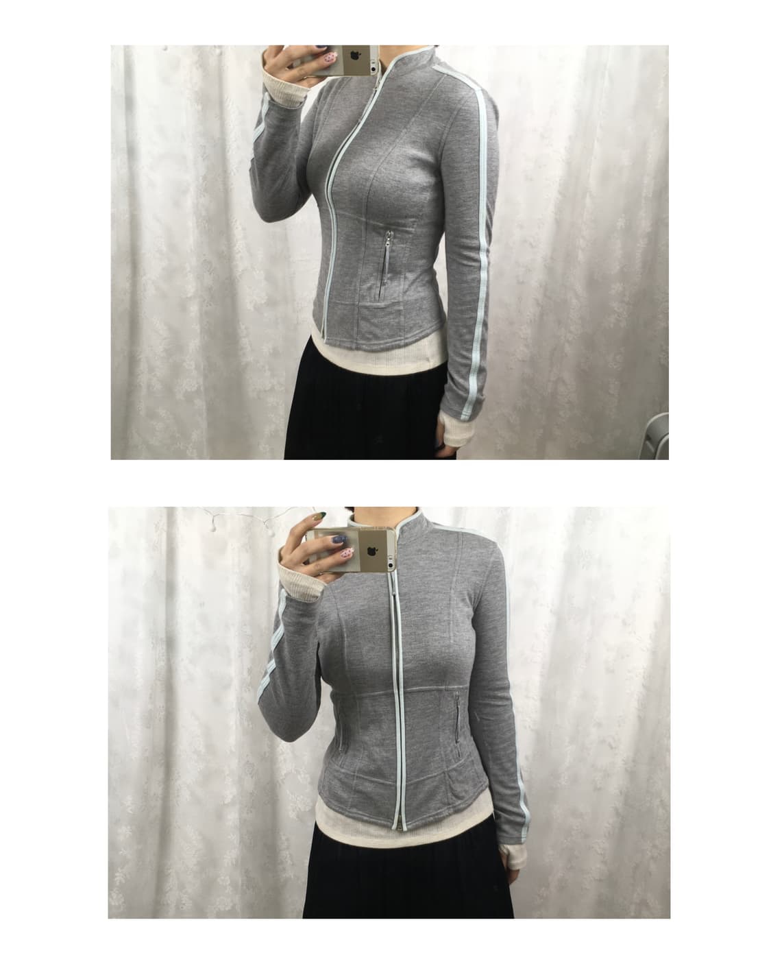 Elie Tahari Slim Track Zip Jacket 상품이미지9