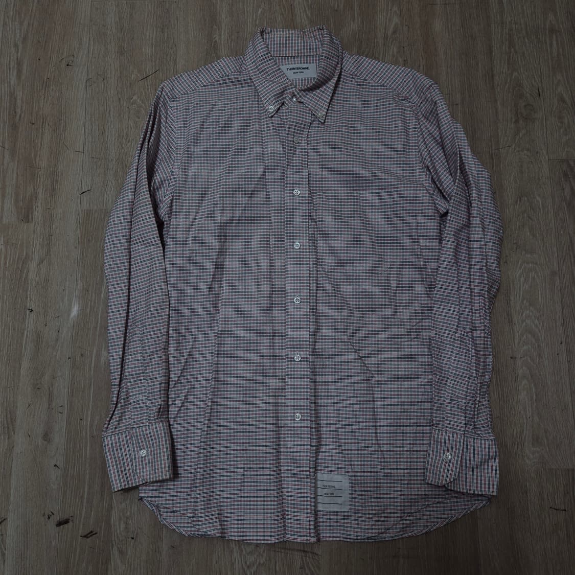 톰브라운 뉴욕 옥스포드 버튼다운 체크 셔츠 S(90) 상품이미지1