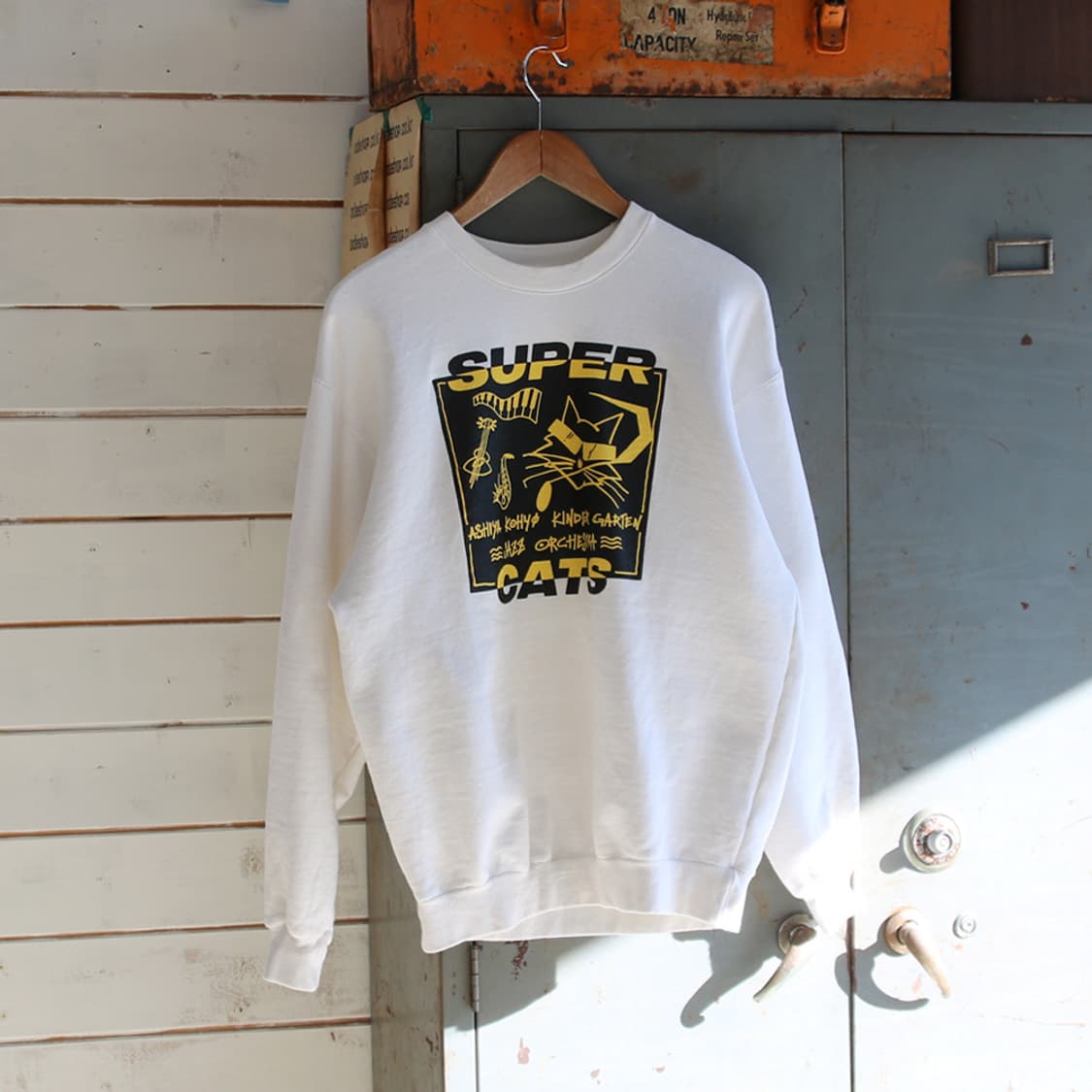 (착용컷) SUPER CATS 스웻 셔츠 (남성용 98) 상품이미지1