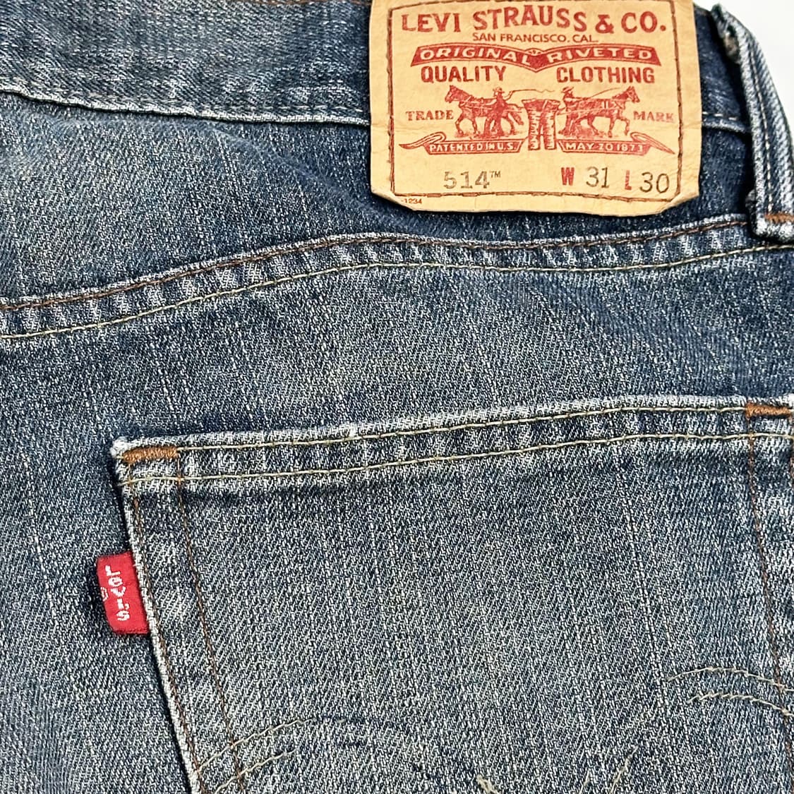 리바이스 514 오리지널 워싱 데님 팬츠 (31인치) 상품이미지6