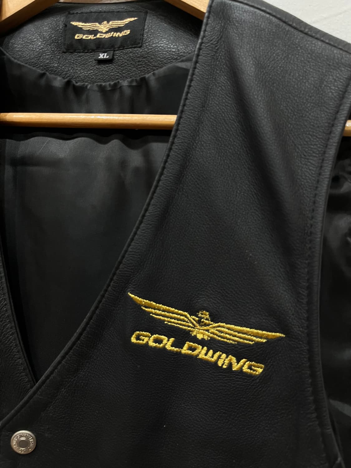 GOLDWING 골드윙 바이커 리얼레더 베스트 조끼 상품이미지3