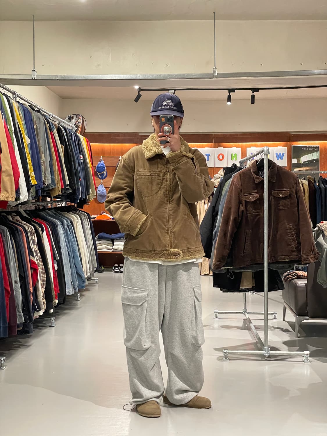 빈티지 코듀로이 쉐르파 자켓   상품이미지2