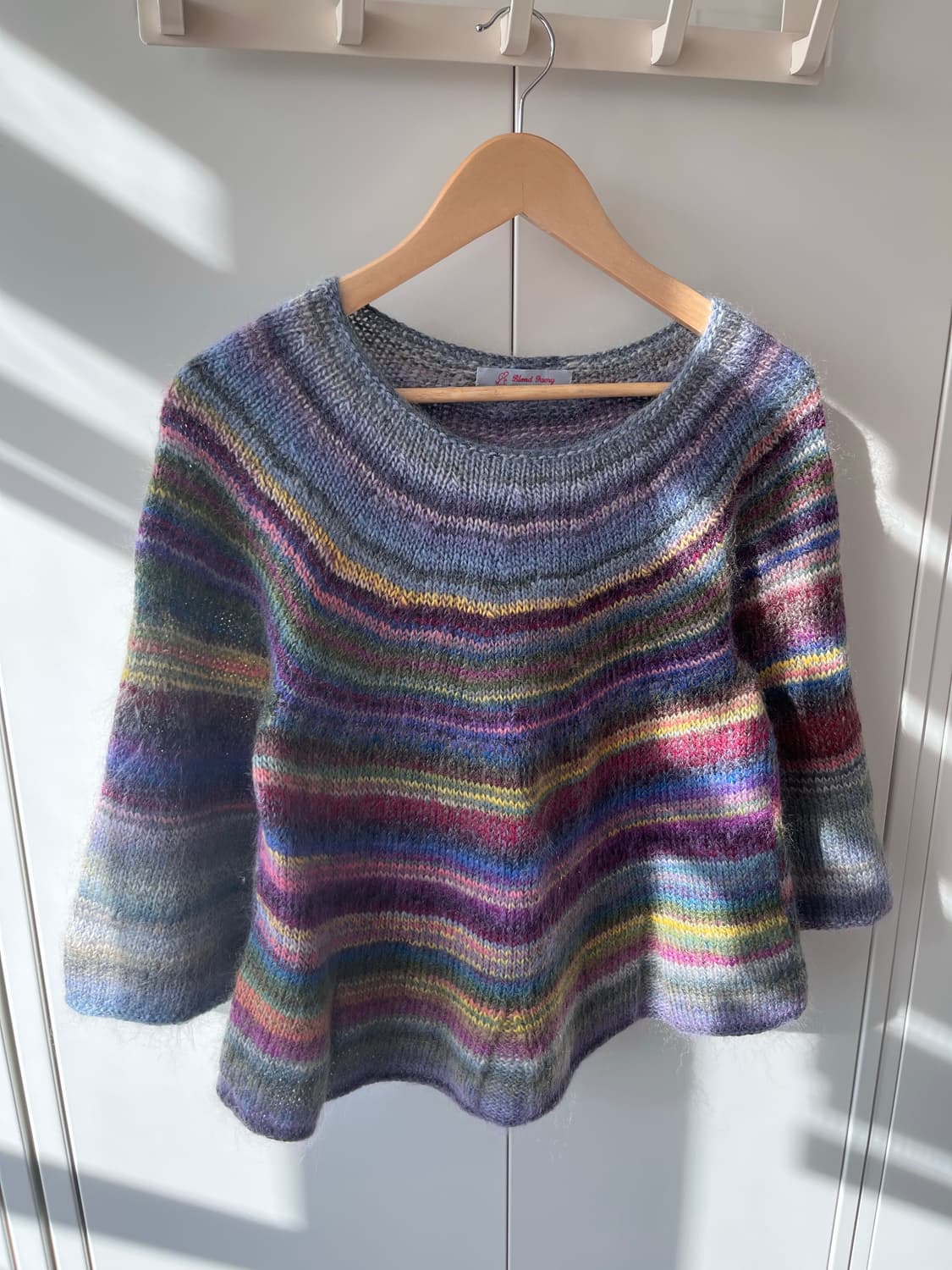 Blond jaery 무지개 플레어 울니트 상품이미지6