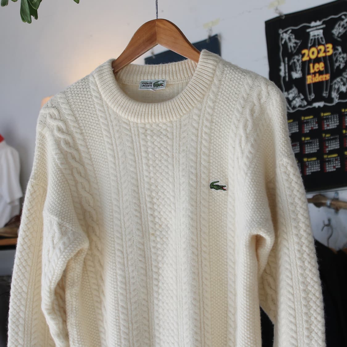 (착용컷) 라코스테 울 피셔맨 니트 (남성용 100) 상품이미지1