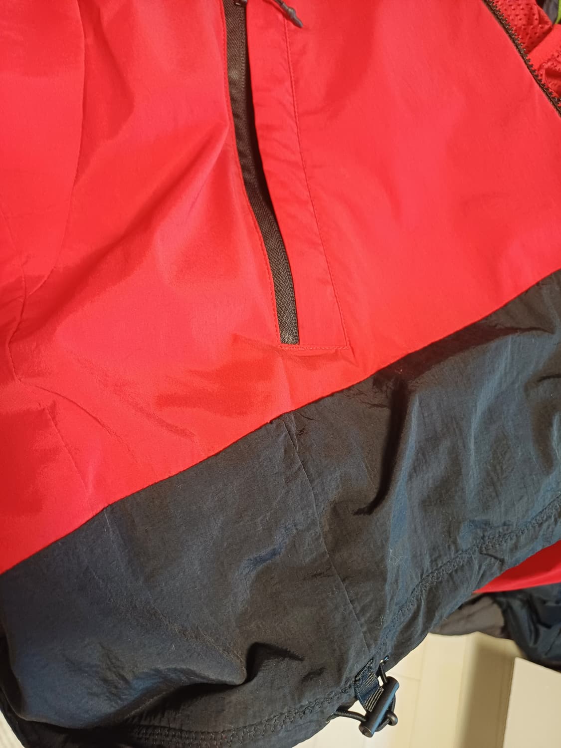 데상트 F-360 기능성 빅로고 바람막이 (정품/상태최상) 상품이미지6