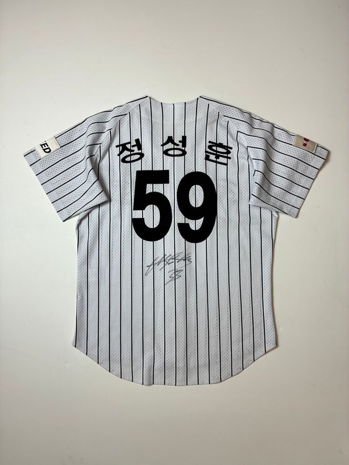 LG 트윈스 정성훈 싸인 선수 반팔 유니폼 PN9064 상품이미지1