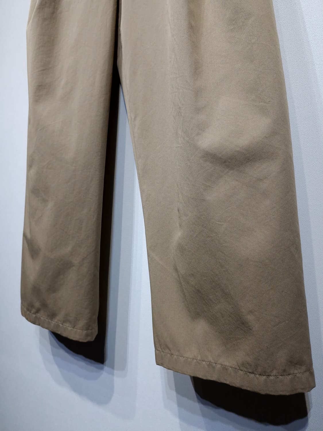 BEAKER 비이커 여성 원턱 와이드 코튼팬츠 상품이미지4