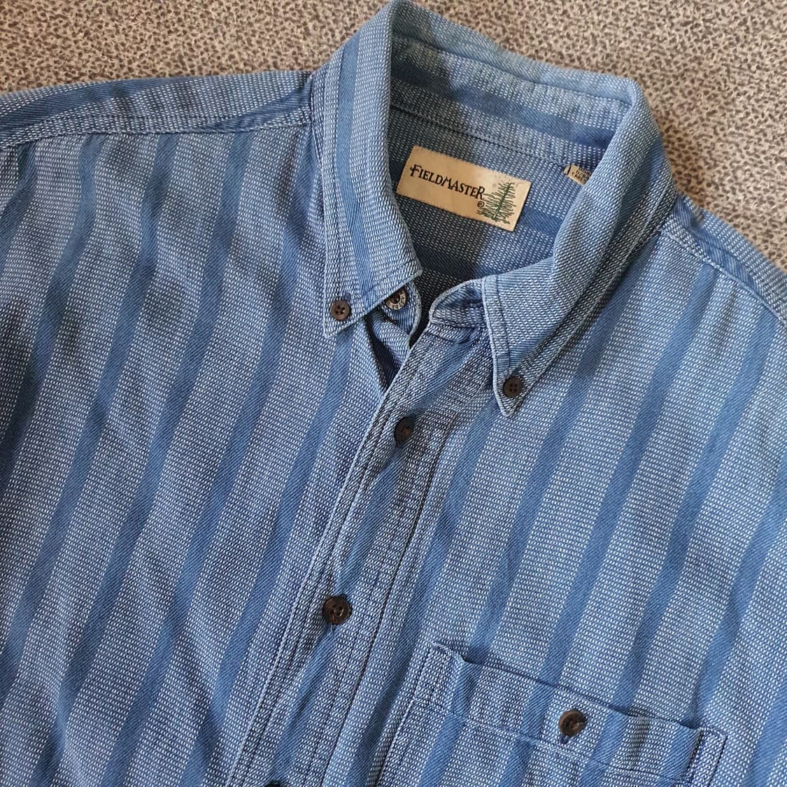 80s미국 수입 빈티지 스트라이프 셔츠 no.55 상품이미지3