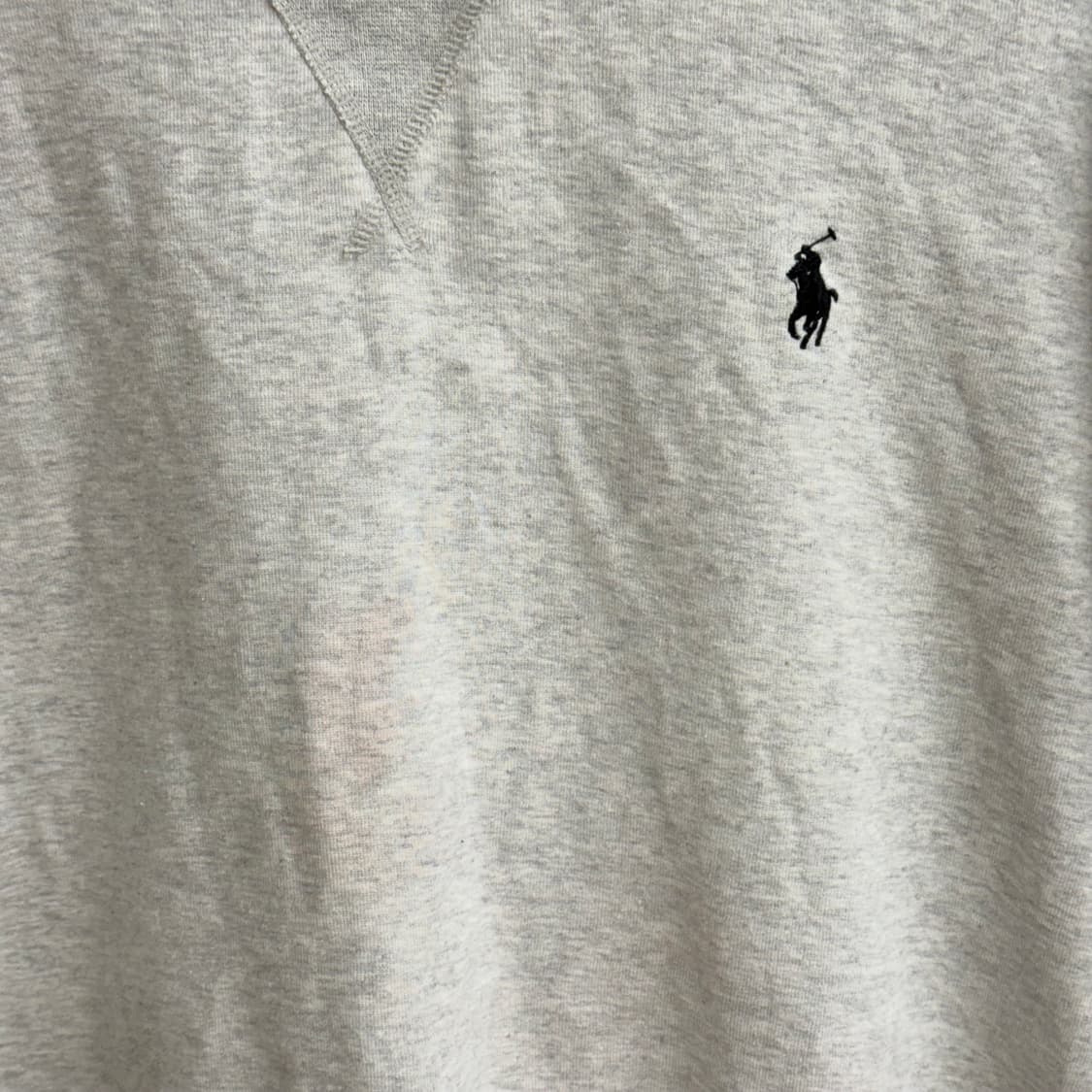 폴로 랄프로렌 오버핏 브이넥 맨투맨 (S) 상품이미지3