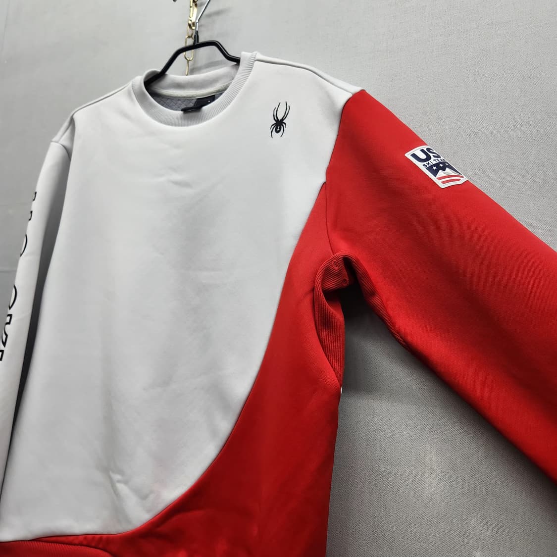 스파이더 사이드 레터링/패치 맨투맨 L 상품이미지2