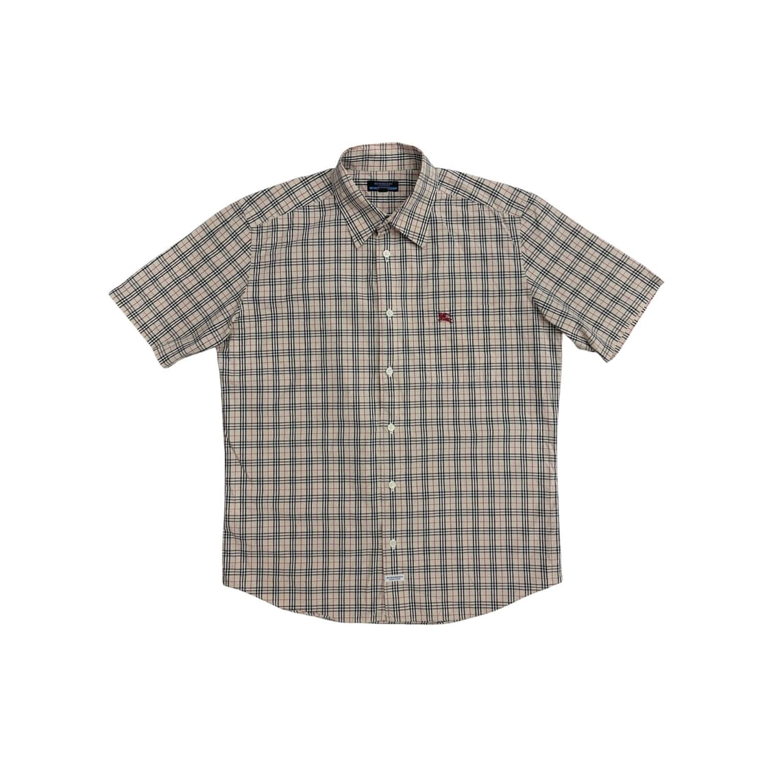 버버리 블루라벨 노바체크 반팔 셔츠 L 상품이미지1