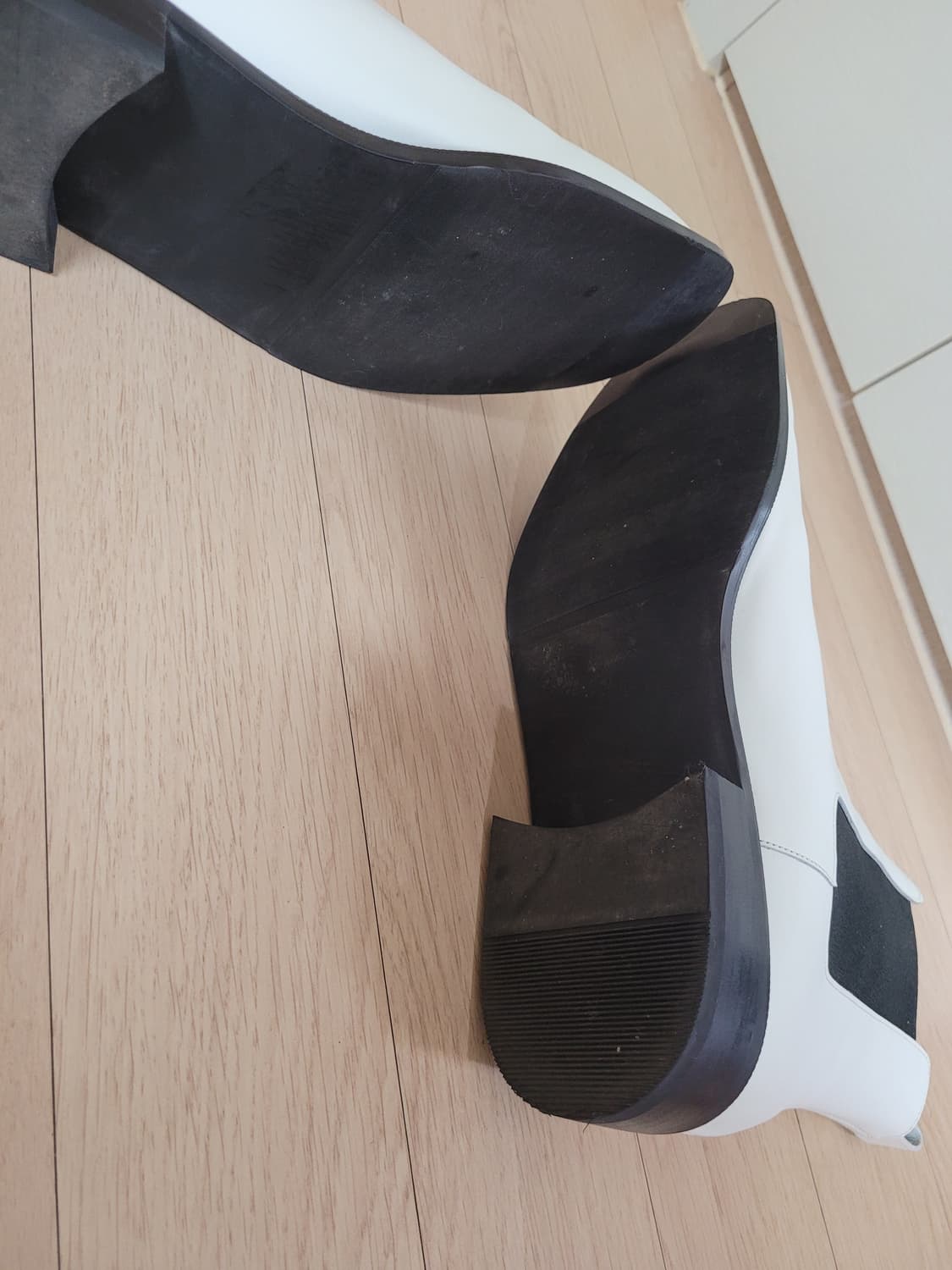 로맨틱무브 Romantic Move 남자 스퀘어토 첼시부츠 280 화이트 상품이미지9