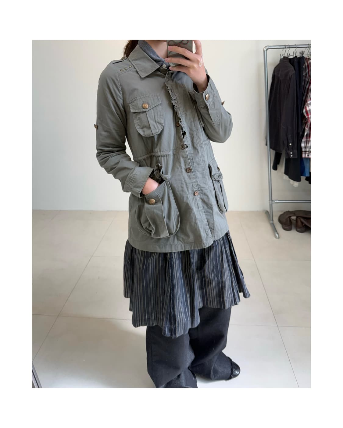 Cecil mcbee 프릴 자켓 상품이미지2