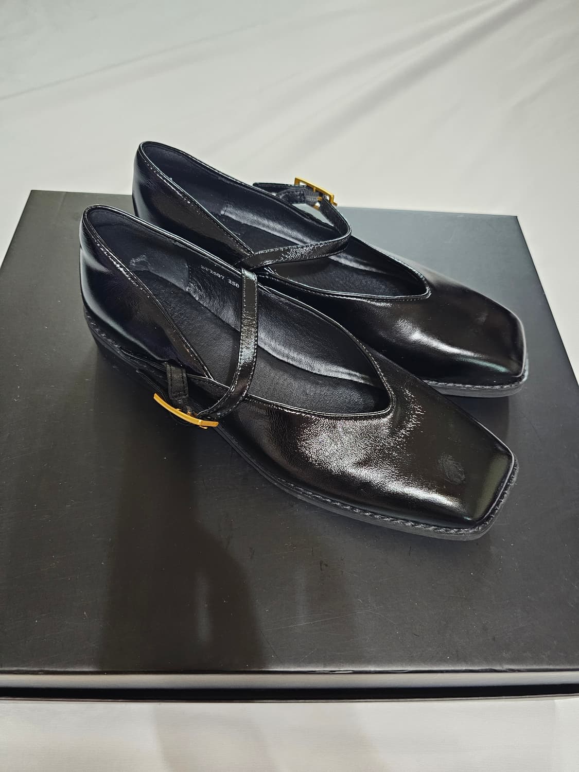 [250] FRYE 프라이 메리제인 양가죽 로퍼 구두 블랙 상품이미지5