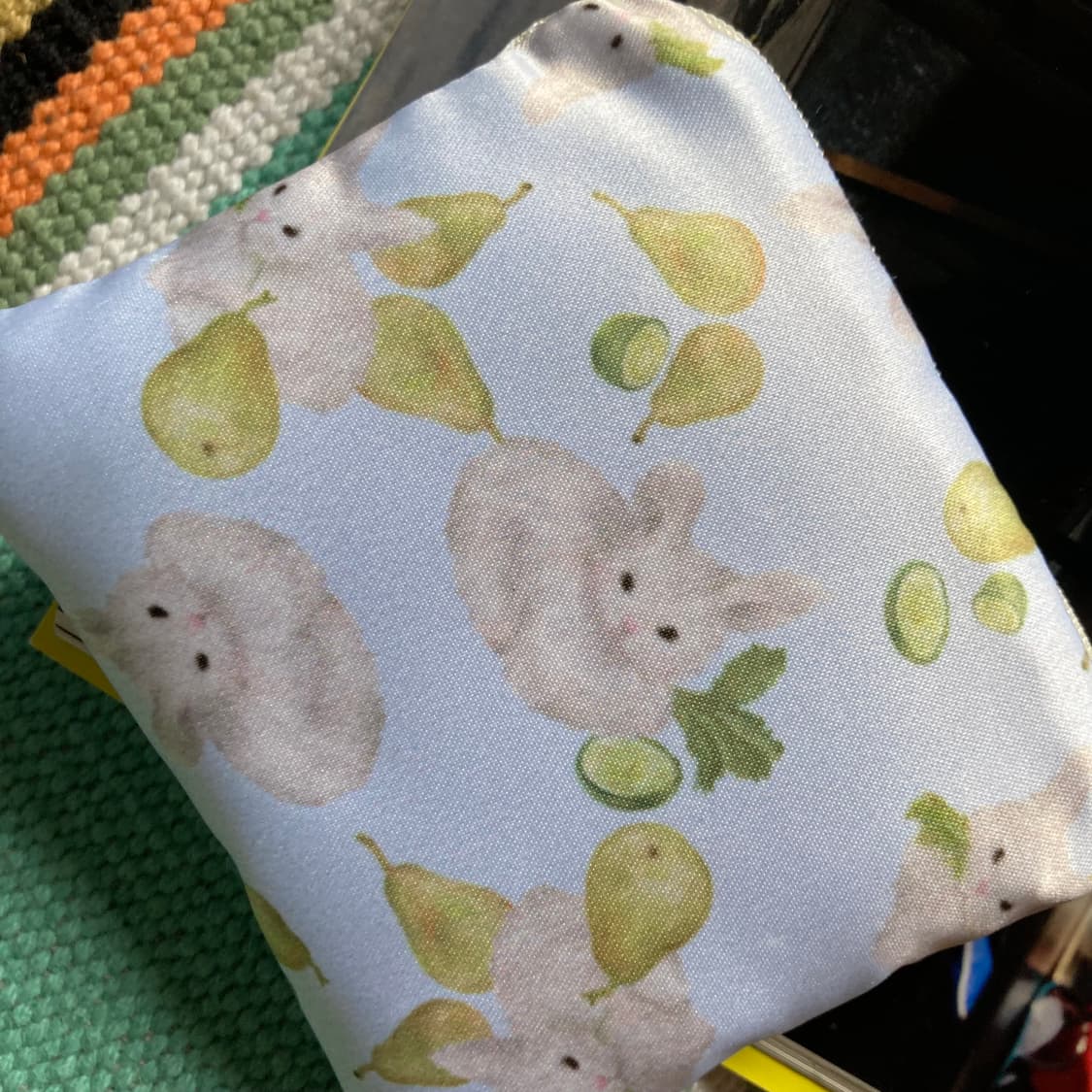 뮤즈무드 pear 레빗 미니 파우치 키링 미사용품 상품이미지2