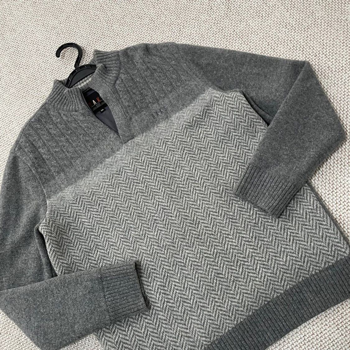 닥스 방풍 반집업 니트 5141 상품이미지2