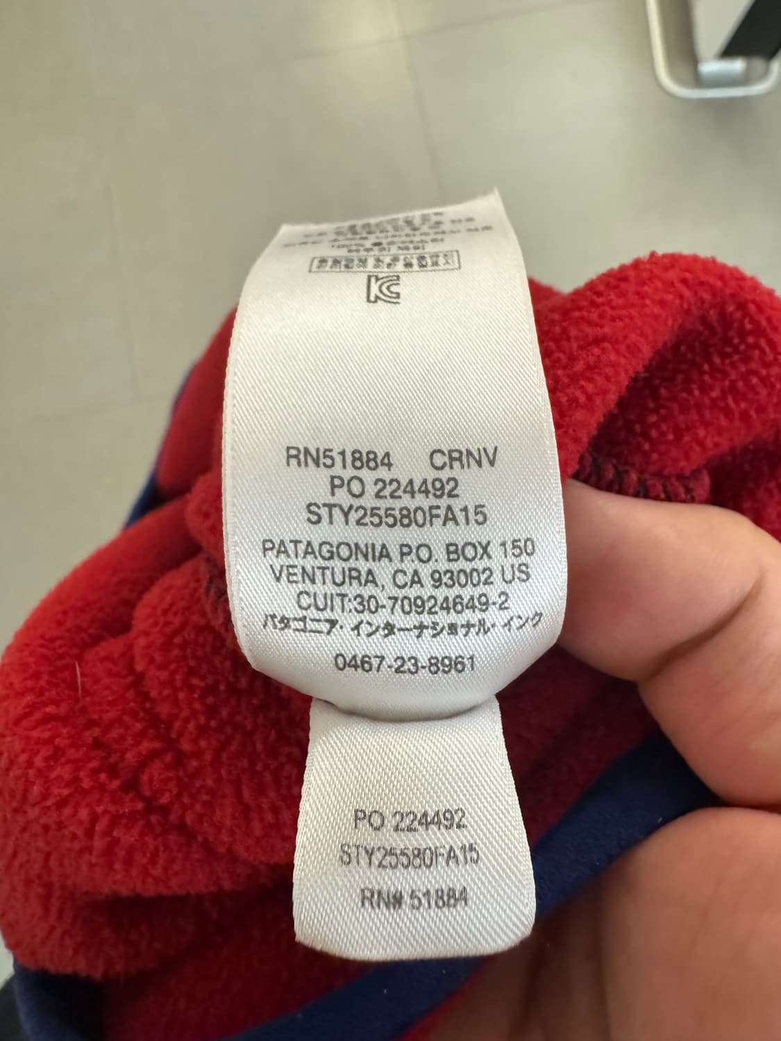 Patagonia 신칠라 XL 상품이미지5