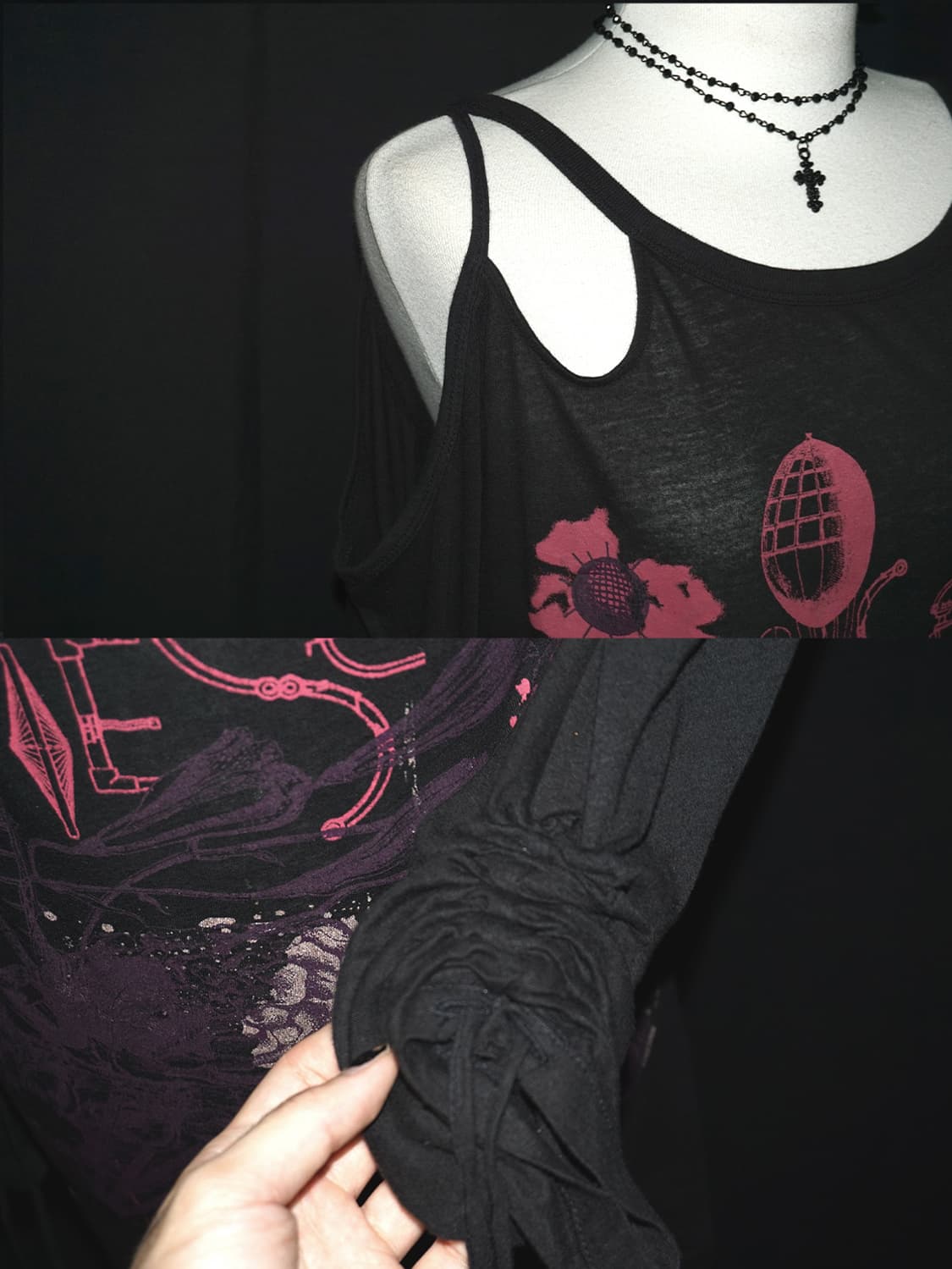 (diesel) gothic oriental graphic t  상품이미지4