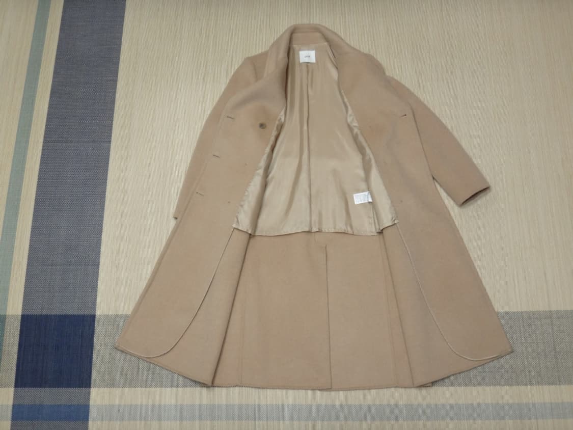 (55) 리스트 와이드카라 리스트 베이직 모직 롱코트 상품이미지7