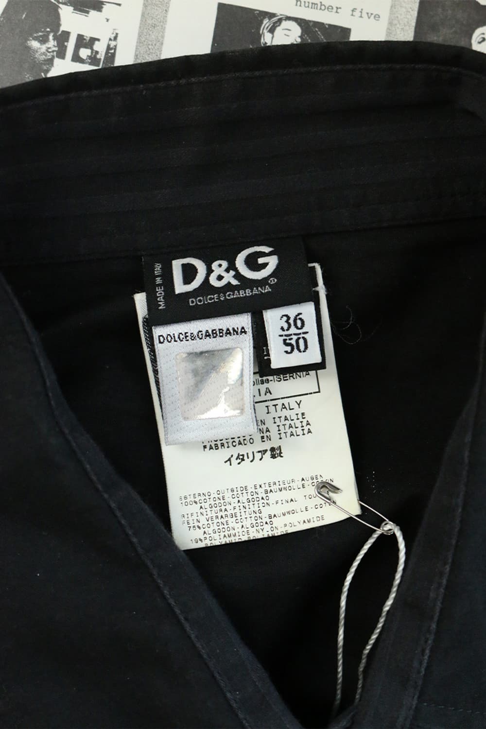 돌체 앤 가바나 블랙 셔츠 상품이미지7