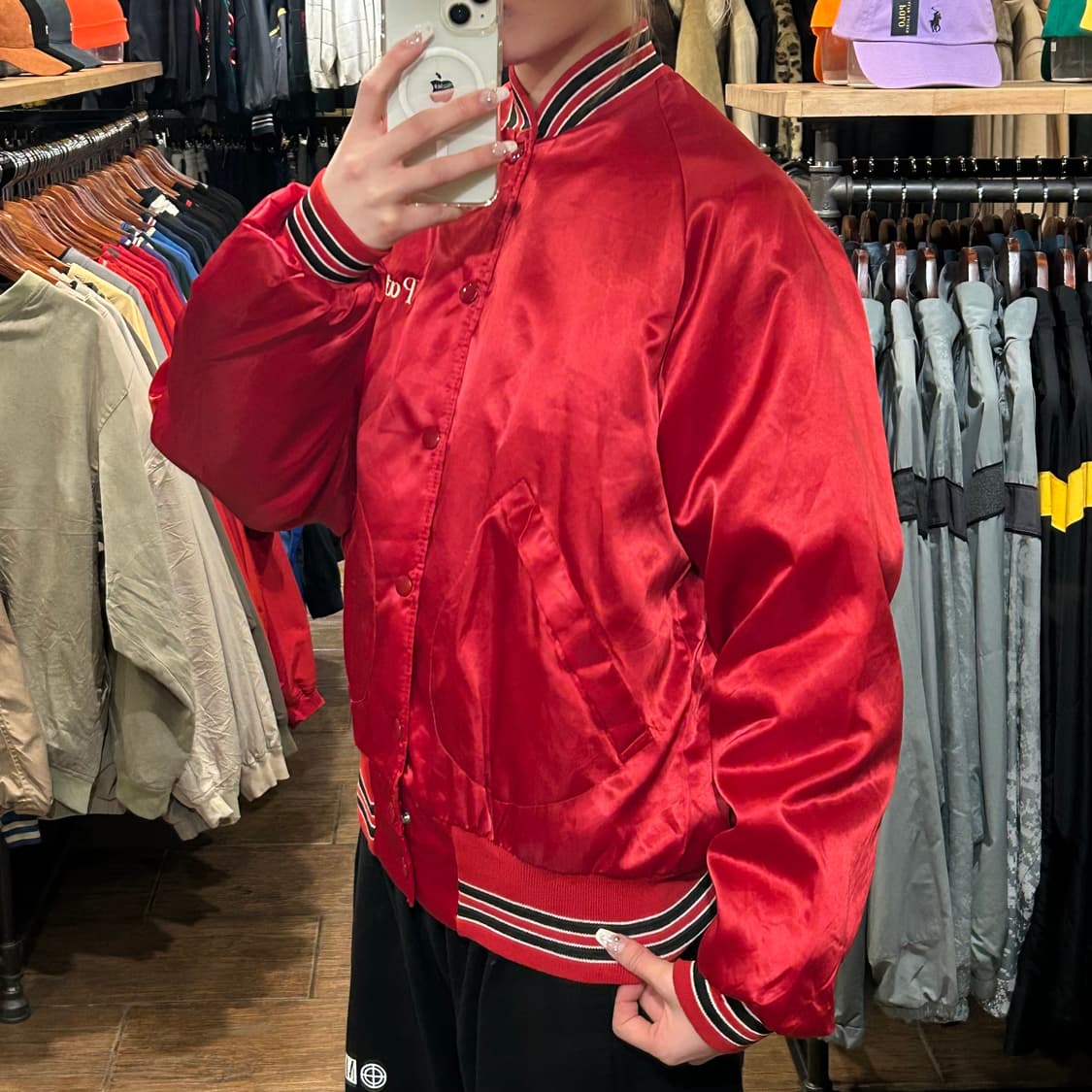 [HI] VTG pat 바시티 레드  상품이미지4