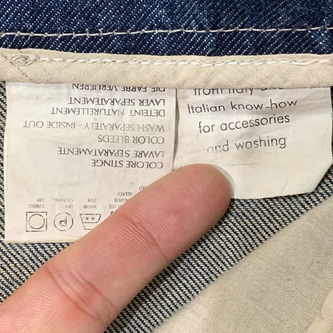 [골반 기준 30] 캘빈 클라인 로우라이즈 플레어 부츠컷 데님팬츠 상품이미지5