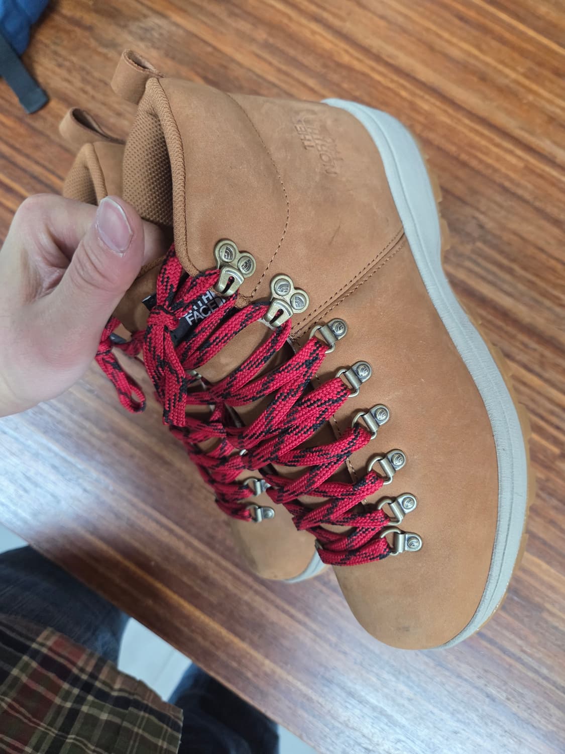 노스페이스 레더 등산 부츠 된장 250 상품이미지7