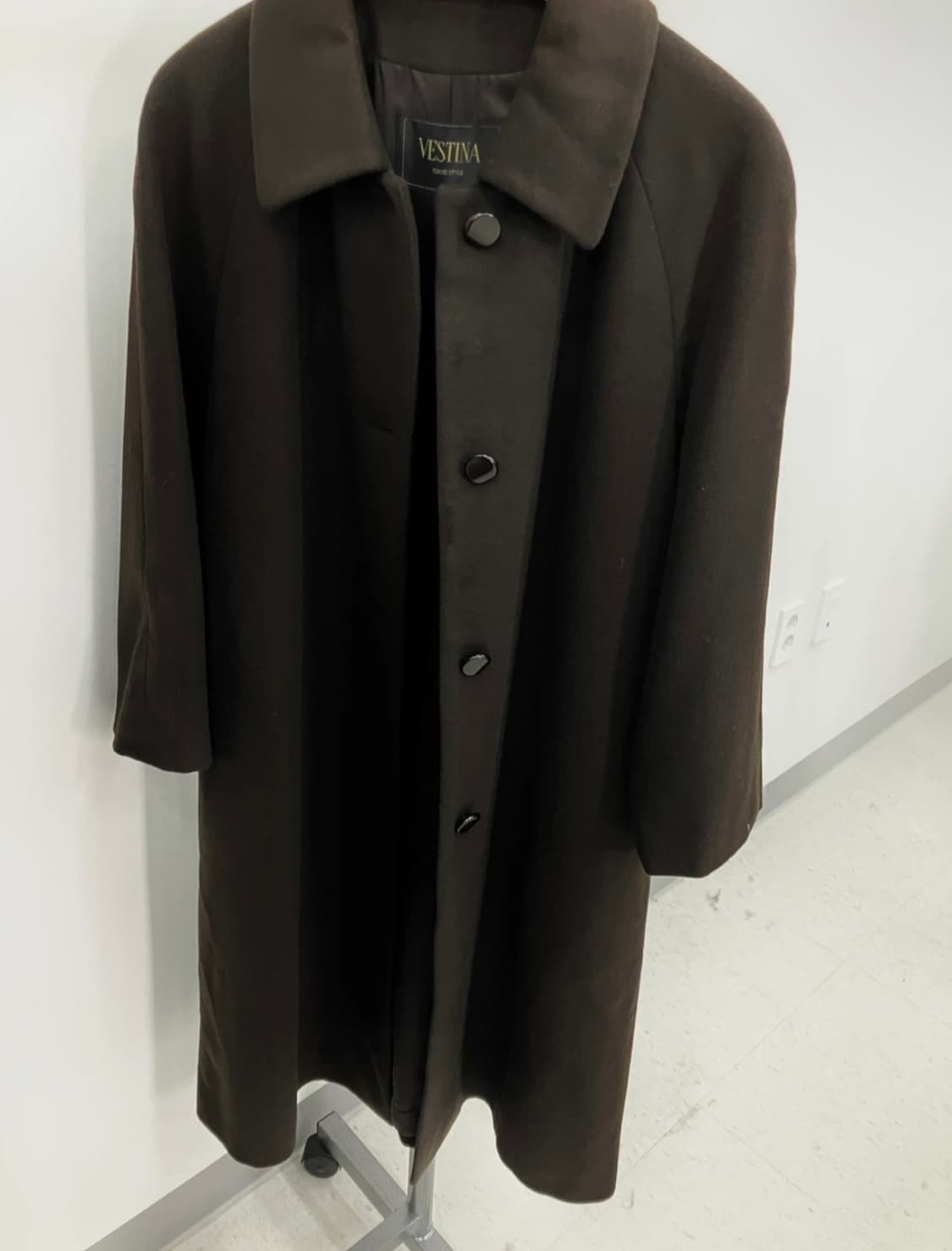 캐시미어 100% 롱코트 브라운 상품이미지1