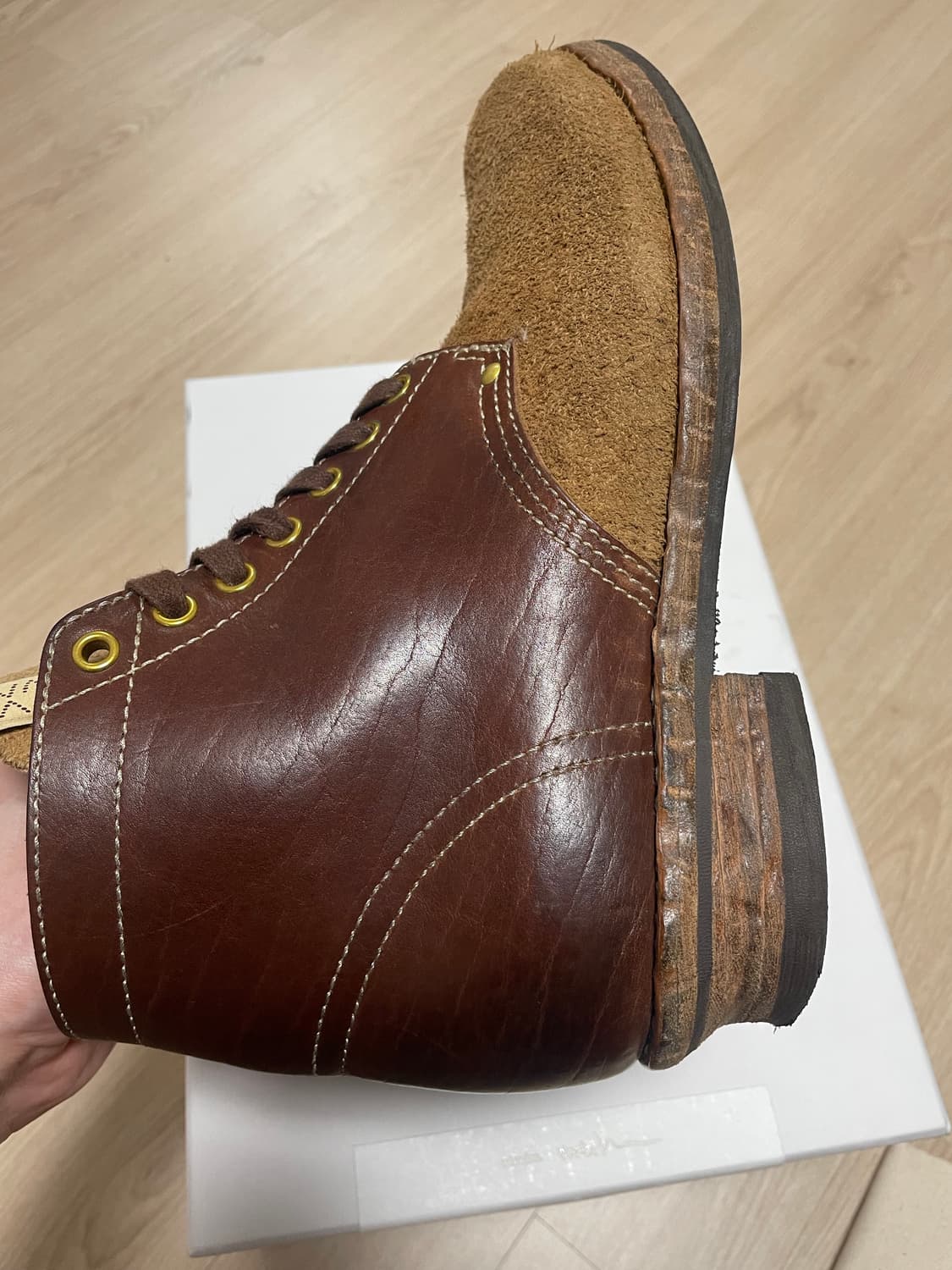 Visvim BRIGADIER BOOTS-FOLK 브리가디어 카멜 상품이미지6