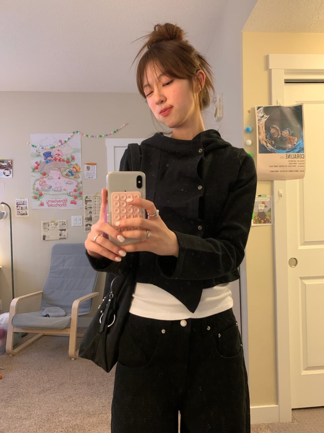 보우아카이브 shirring hoodie cardigan 상품이미지1