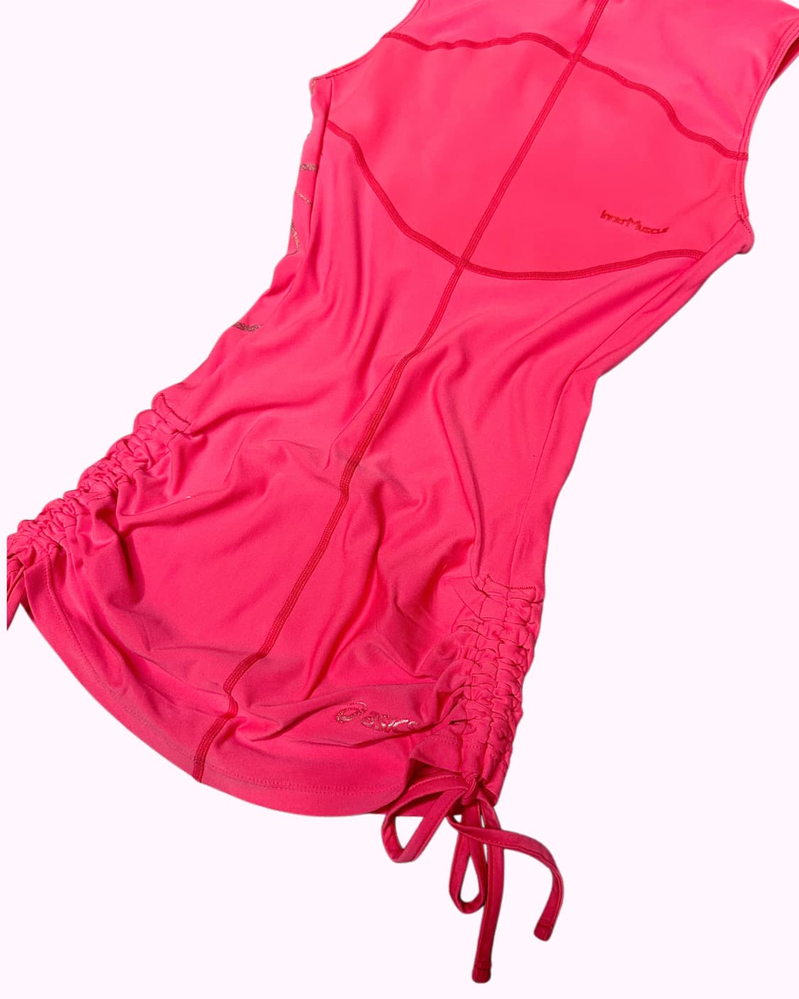 pink shirring sporty sleeveless 상품이미지5
