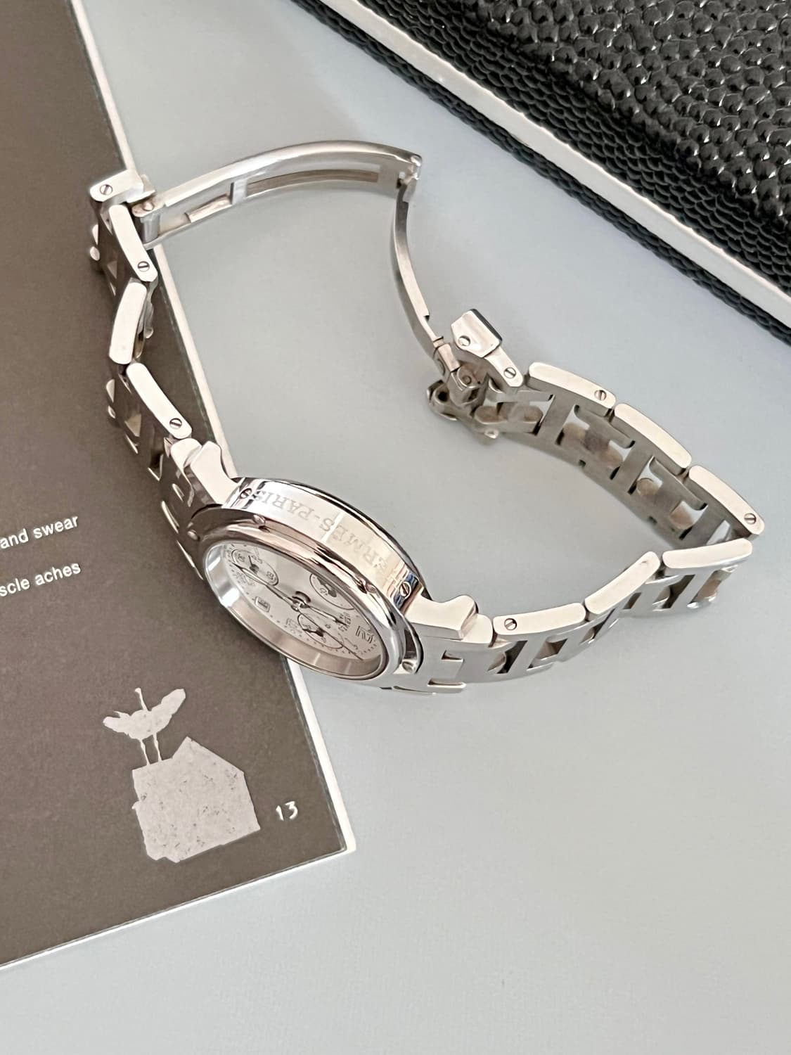 HERMES 에르메스 클리퍼 크로노그래프 시계 상품이미지4