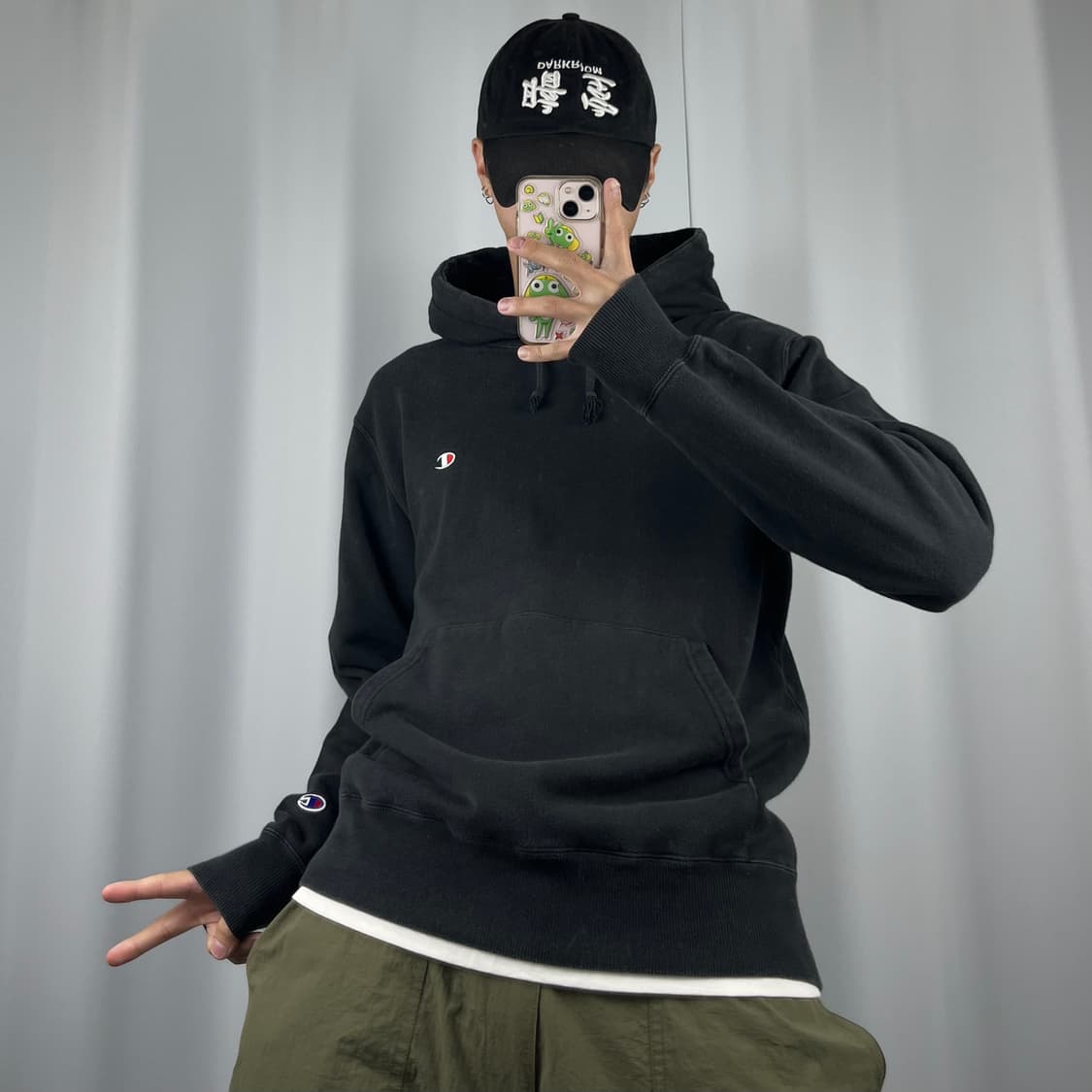 <챔피온 스몰 로고 후드티> No.1279 상품이미지2