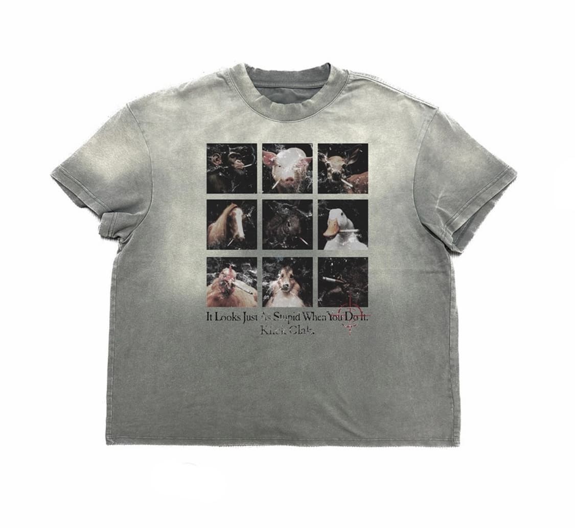 클릭클락 PETA Kids See 캠페인 그래픽 티셔츠 상품이미지1