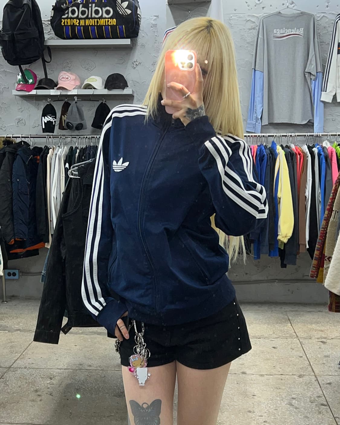 착샷O 아디다스 구파이어버드 네이비 져지 90 상품이미지5