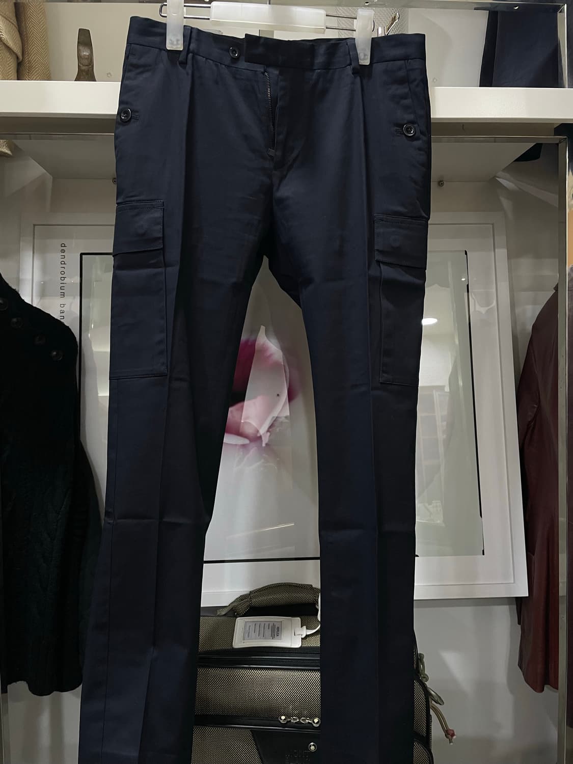 폴로랄프로렌(블랙라벨)/블랙 카고 슬렉스팬츠 상품이미지1