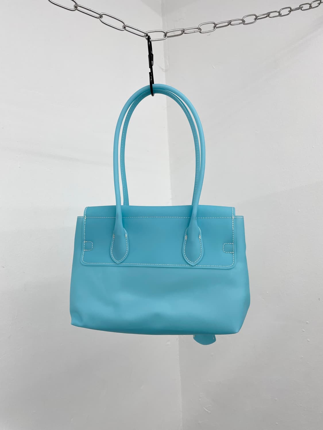 블루 미니 젤리 버킨백🩵 상품이미지8