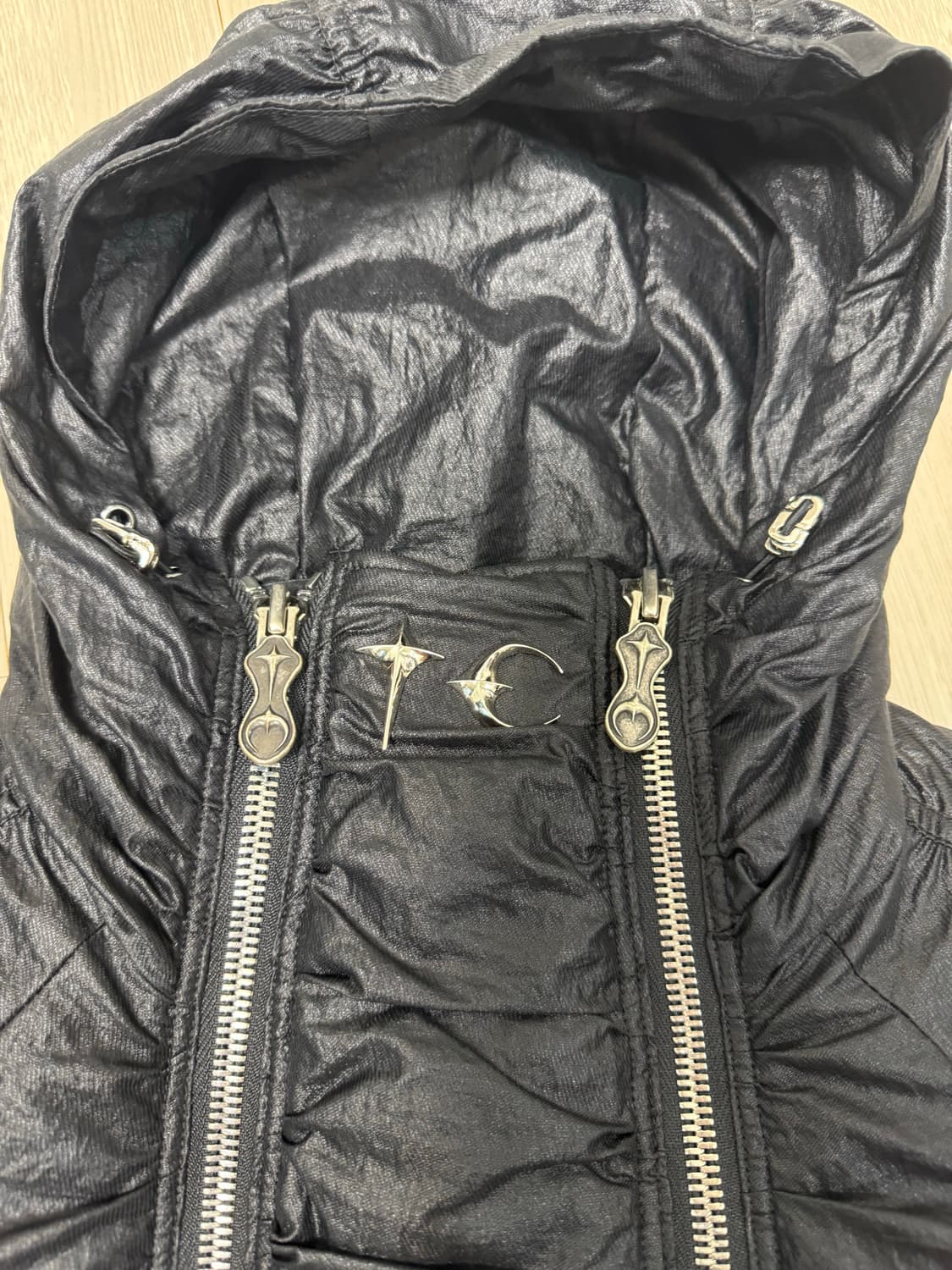 떠그클럽  더블 플라잉 바이오 자켓 블랙 상품이미지2