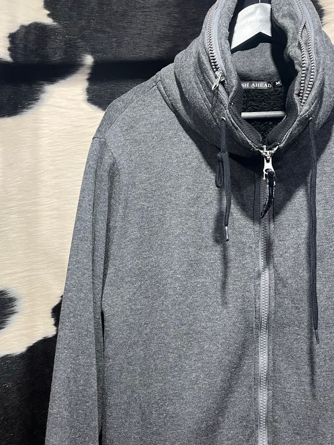 그레이 투웨이 집업 상품이미지5