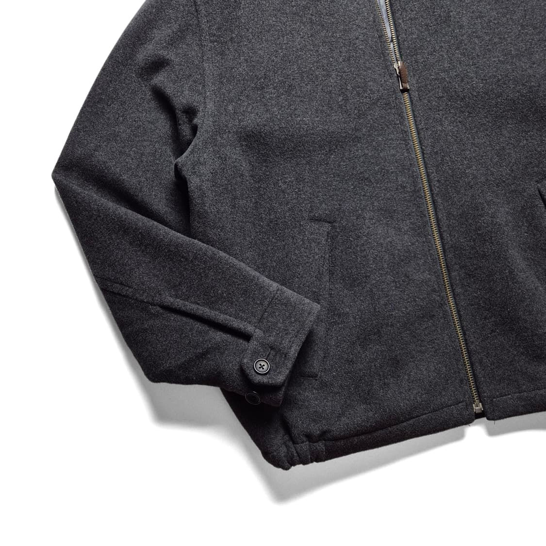 [M] 노티카 레더카라 스윙톱 자켓 상품이미지4