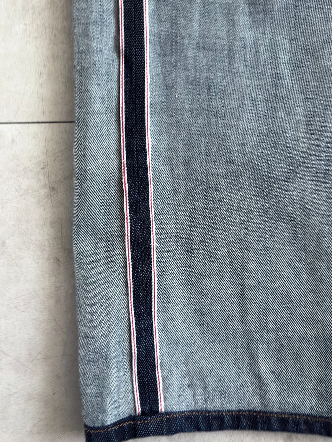 이세이미야케 커밍순 스트랩 포인트 셀비지 데님 팬츠 상품이미지9