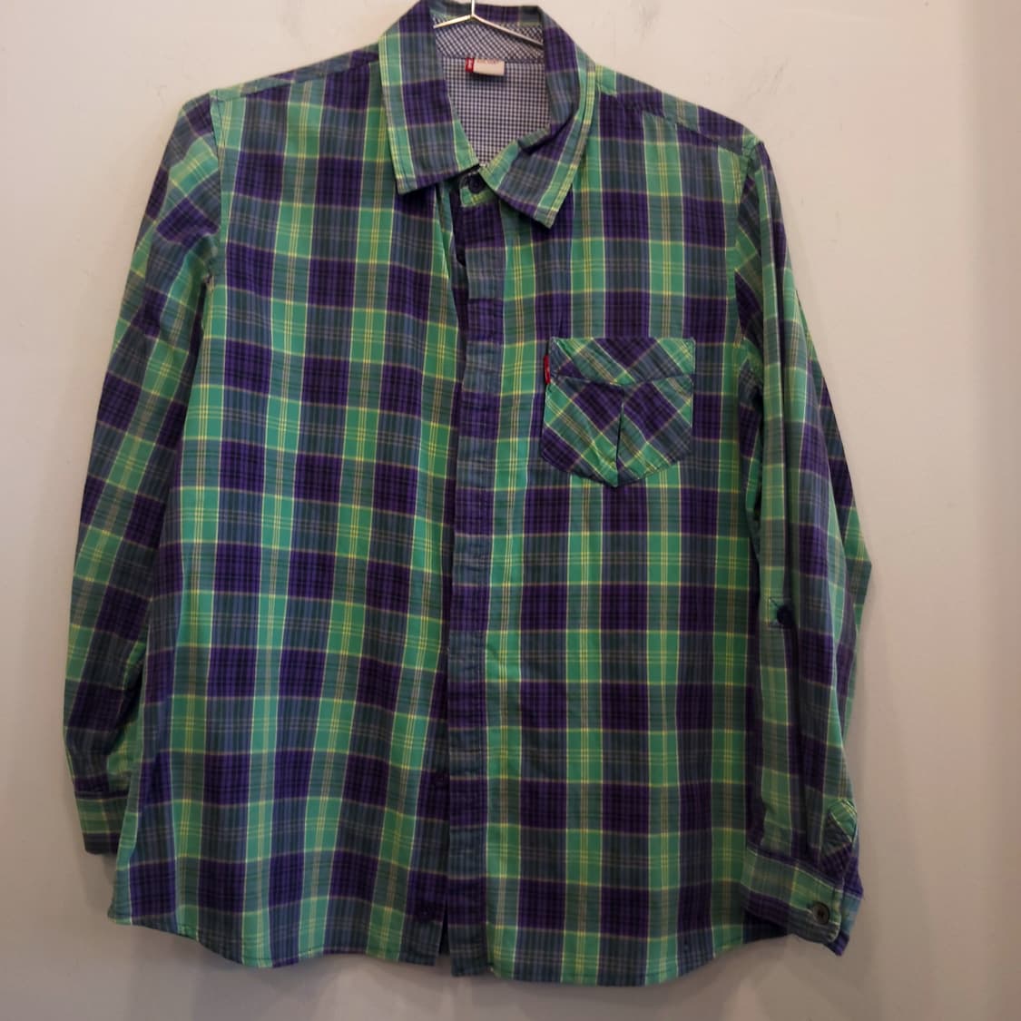 빈티지 체크 포켓 셔츠 상품이미지2