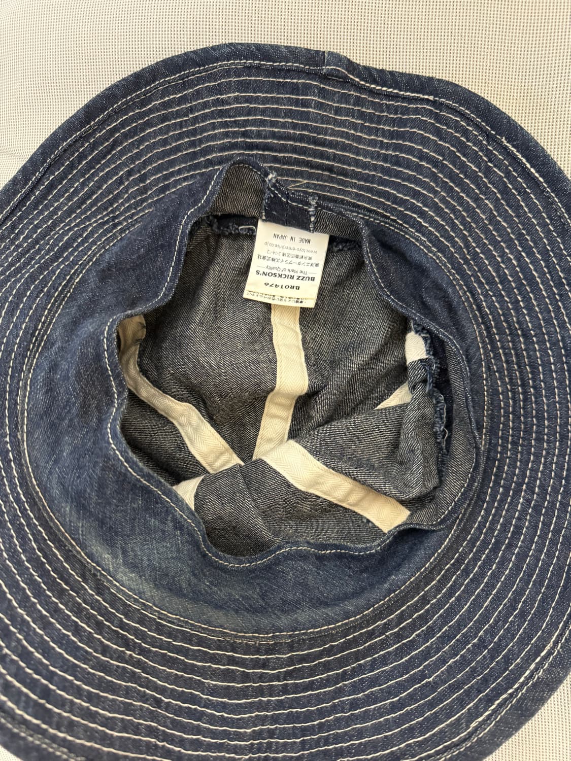 버즈릭슨 데님 아미 햇 (버킷햇) (전투모 58호 이하) 상품이미지2