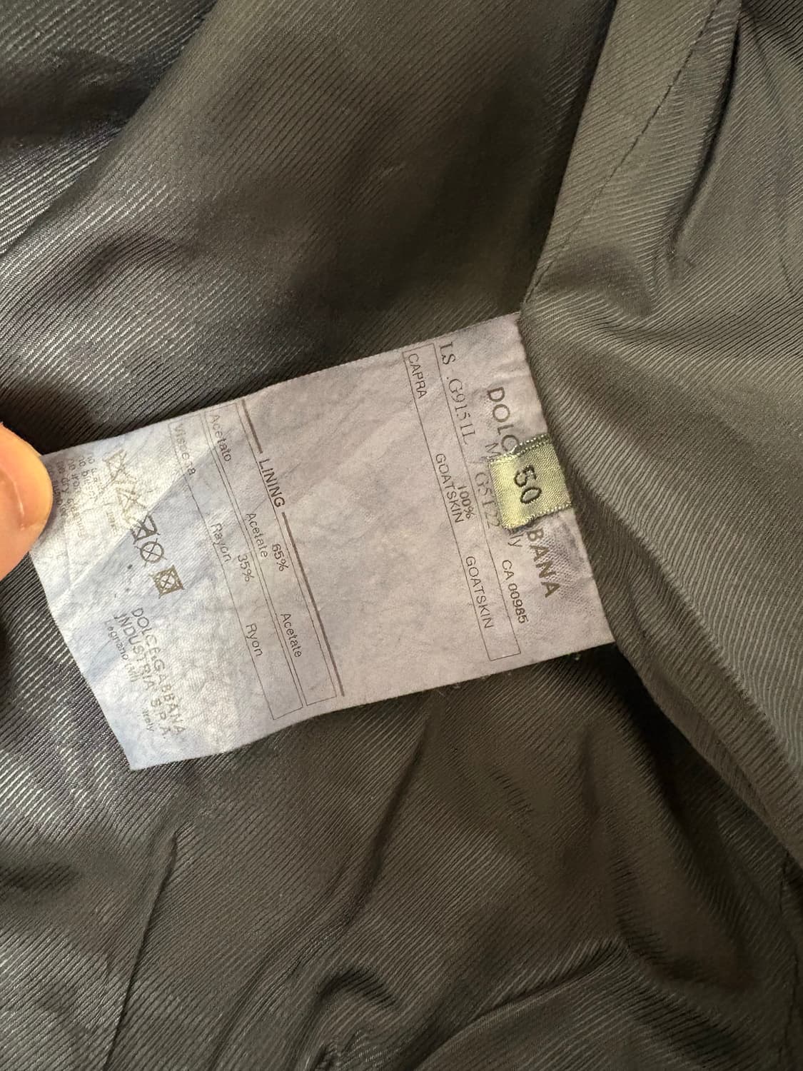 돌체앤가바나 스웨이드 자켓 상품이미지5