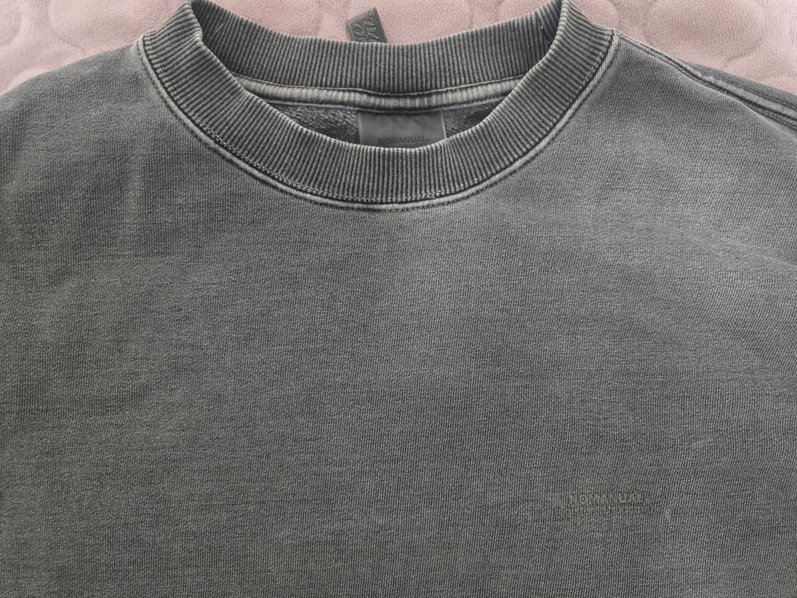 노매뉴얼 reversed TM LOGO SWEATSHIRT 
L 상품이미지6