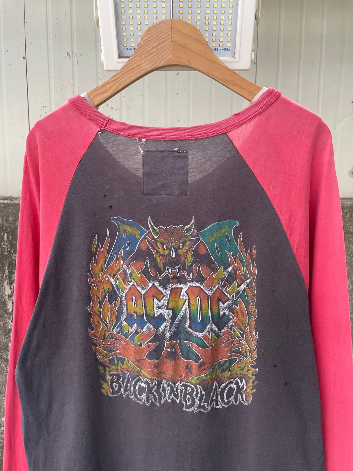 AC/DC by 트렁크(Trunk Ltd.) 빈티지 디스트레스드 티셔츠 상품이미지7