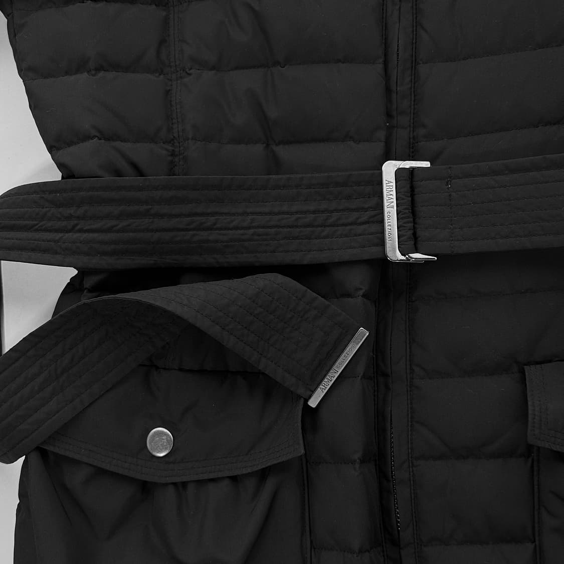 알마니 꼴레지오니 벨티드 다운 패딩 상품이미지4