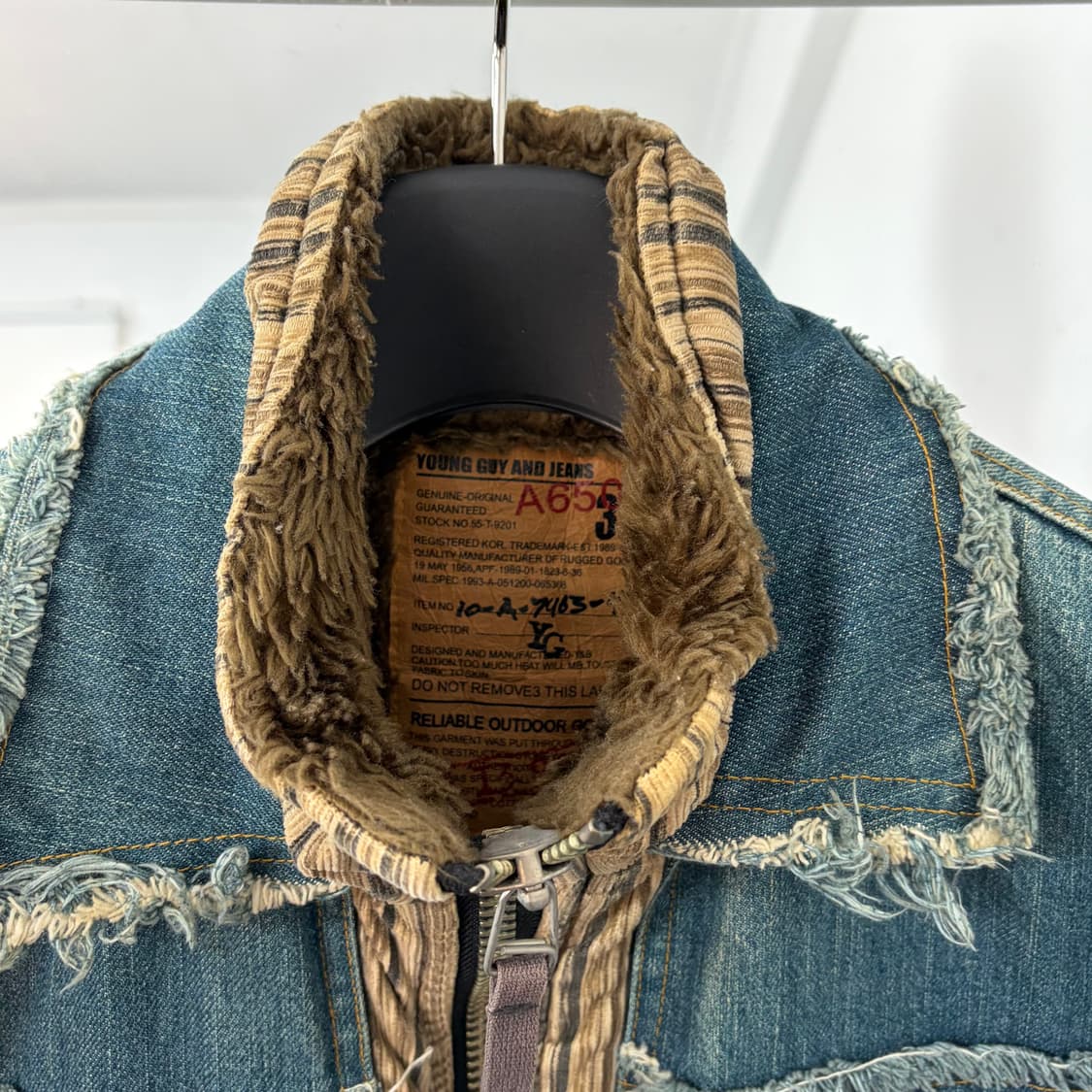 Young Guy and Jeans 쉐르파 데님 자켓 상품이미지7